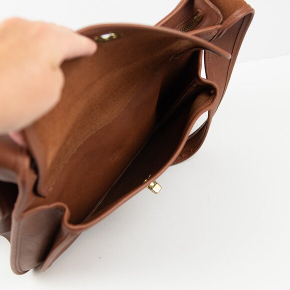 Vintage Coach Taft Bag 9980 Leather Purse Crossbody Bag British Tan EUC - Picture 5 of 12